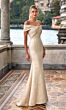 Alyce Paris 27613 Off The Shoulder Jacquard Dress