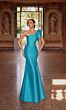 Alyce Paris 27641 Ruffle Sleeve One Shoulder Dress