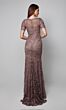 Alyce Paris 27561 Scalloped V-Neck Lace Evening Dress