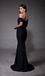 Alyce Paris 27680 Off-The-Shoulder Slim Evening Dress