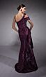 Alyce Paris 27701 Cold-Shoulder Side Flounce Evening Dress