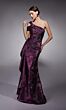 Alyce Paris 27701 Cold-Shoulder Side Flounce Evening Dress
