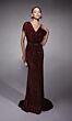 Alyce Paris 27708 V-Neck Batwing Sleeve Mother Of The Bride Dress