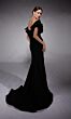 Alyce Paris 27714 Ruffle Sleeve Sweetheart Neck Evening Gown