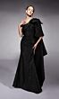 Alyce Paris 27731 One-Shoulder Bow Drape Formal Dress