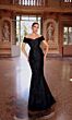 Alyce Paris 27733 Off-The-Shoulder Pleated Bodice Formal Dress