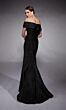 Alyce Paris 27733 Off-The-Shoulder Pleated Bodice Formal Dress