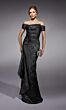 Alyce Paris 27735 Side Flounce Off-The-Shoulder Formal Dress