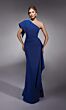 Alyce Paris 27738 One-Shoulder Side Flounce Formal Gown
