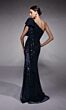 Alyce Paris 27771 One-Shoulder Bow Sequin Mother Of The Bride Gown