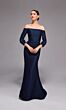 Alyce Paris 27782 Draped Skirt Off The Shoulder Dress