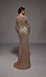 Alyce Paris 27803 Jewel Neckline Beaded Fringe Dress