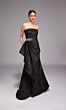 Alyce Paris 27818 Faux Wrap Skirt Strapless Dress