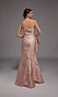 Alyce Paris 27818 Faux Wrap Skirt Strapless Dress