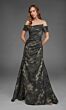 Alyce Paris 27828 Draped A-line Off The Shoulder Dress
