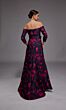 Alyce Paris 27833 Three Quarter Sleeves Floral Print Dress