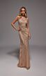 Alyce Paris 27846 Illusion Neckline Keyhole Back Dress