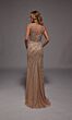 Alyce Paris 27846 Illusion Neckline Keyhole Back Dress