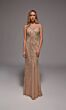 Alyce Paris 27846 Illusion Neckline Keyhole Back Dress