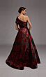 Alyce Paris 27858 Floral Print One Shoulder Dress