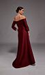 Alyce Paris 27859 Three Quarter Sleeves Bow Applique Dress