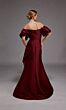 Alyce Paris 27863 Side Tail Puff Sleeves Dress