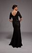 Alyce Paris 27871 Short Sleeves V-Neck Lace Dress