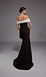 Alyce Paris 27877 Two Tone Off The Shoulder Dress