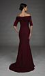 Alyce Paris 27888 Chiffon Off The Shoulder Ruched Dress