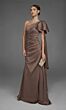 Alyce Paris 27891 One-Shoulder Ruched Satin Dress
