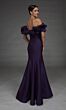 Alyce Paris 27895 Ruffled Neck Mermaid Taffeta Dress