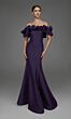 Alyce Paris 27895 Ruffled Neck Mermaid Taffeta Dress