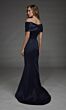 Alyce Paris 27908 Off The Shoulder Rosewood Mikado Dress