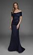 Alyce Paris 27908 Off The Shoulder Rosewood Mikado Dress