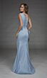 Alyce Paris 27913 One-Shoulder Slim Charcoal Dress