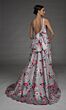 Alyce Paris 27917 Sleeveless V-Neck Floral Mikado Dress