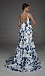 Alyce Paris 27917 Sleeveless V-Neck Floral Mikado Dress