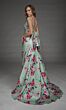Alyce Paris 27917 Sleeveless V-Neck Floral Mikado Dress