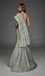 Alyce Paris 27918 Asymmetric Neck One-Shoulder Jacquard Dress