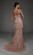 Alyce Paris 55002 Tiered Skirt Strapless Fitted Lace Dress