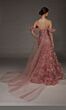 Alyce Paris 55003 Floral Applique Off-The-Shoulder Trumpet Dress