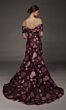 Alyce Paris 55005 Off-The-Shoulder Floral Organza Dress