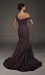 Alyce Paris 55014 Asymmetric Neck Mermaid Plum Dress