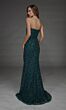 Alyce Paris 55029 Fitted Strapless Beaded Everglade Dress