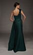 Alyce Paris 55030 One-Shoulder Side Tail Black Dress