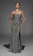 Alyce Paris 55031 Strapless Ruched Bust Column Dress