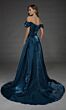 Alyce Paris 55034 Draped Satin Off The Shoulder Dress