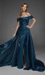 Alyce Paris 55034 Draped Satin Off The Shoulder Dress