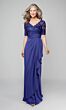 Alyce Paris 27595 Lace Bodice Short Sleeve Dress