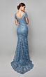Alyce Paris 27602 V-Neck Fitted Lace Dress
